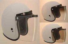 OPEN FACE HELMET VISOR, JET FLIP, BY BOB HEATH VISORS, SMALL SIZE, JFS 2nd GRADE
