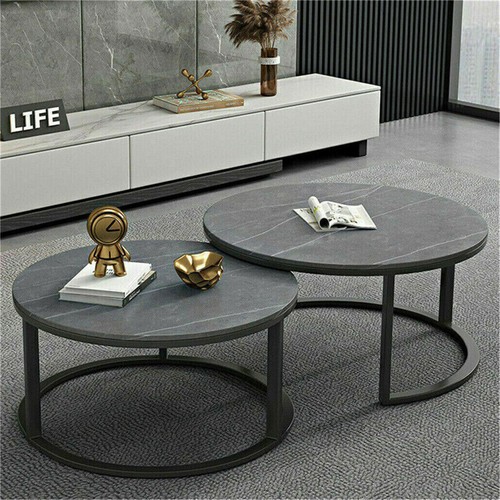 Modern round nesting coffee - modern,