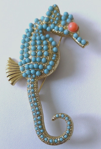 Gorgeous blue seahorse - gorgeous,