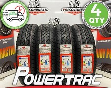 4 X 185 75 16C POWERTRAC 185/75R16C 104/102R 8PR COMMERCIAL VAN C&B LABELS M+S 