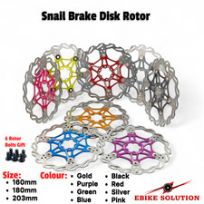 Brake Floating Rotor Disc MTB Mountain Bike Cycling Brake160/180/203mm Snail