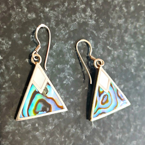 925 sterling silver triangle - 925,