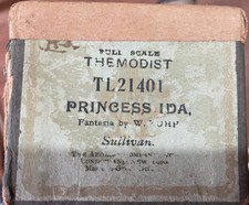 Aeolian Themodist full scale Pianola Roll-TL21401-Princess Ida, Fantasia by Kuhr