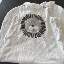 Fred & Flo Organic Cotton Sleep Bag With Lion Motif 6-12 Months Tog 1.5