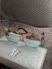 Irresistor Shield Silver Mirror Silver Frame Designer Sunglasses VGC