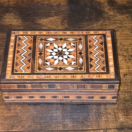 Vintage syrian style marquetry - style,