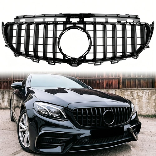 Black front upper grille grill - upper,