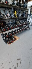 Ziva dumbbells and rack - and,