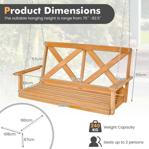 134cm wooden garden - wooden,