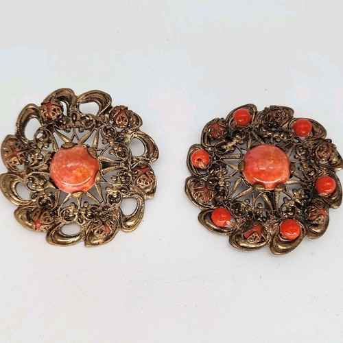 Antique czech brass filigree - antique,