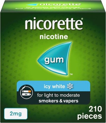 Nicorette icy white 2mg - nicorette,