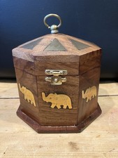 Wooden Trinket Box 2 Tier