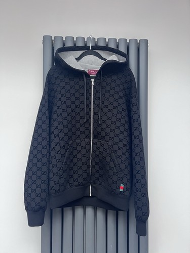 Gucci printed jersey zip - printed,