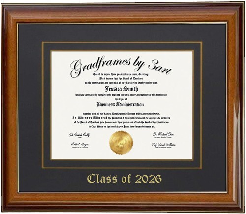 Personalized diploma frame - diploma,