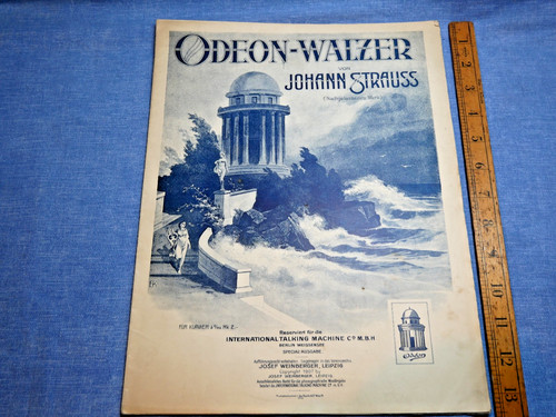 Vintage sheet music odeon - vintage,
