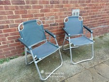 VW California T5/T6 Folding Chairs Genuine Pair for Tailgate Stowage.