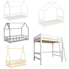 3ft Single Sleeper Wood Loft