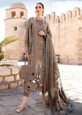 Pakistani indian Designer Embroiderd Cotton Suit Unstitched 3 PC Shalwar Kameez