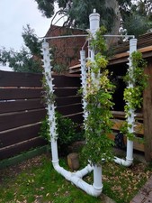 Complete 300 Plant Hydroponic Tower Growing System with pump Outdoor Garden