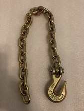 G80?Forged Hook and Chain 65cm Long - Towing / Recovery Chain Heavy Duty Steel