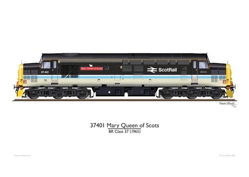 Class 37401 mary - class, queen