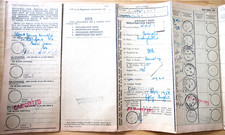 OLD STYLE RF60 LOGBOOK for a MOBYLETTE 49cc MOPED regd 17 September 1958