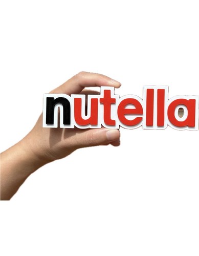Decorative nutella logo - nutella,