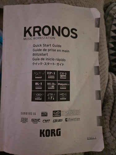 Korg kronos instruction manual - korg,