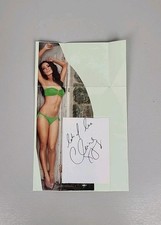 Autograph - Claire Cooper - Jacqui McQueen In Hollyoaks - Signed Card
