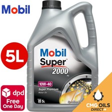 MOBIL SUPER 2000 X1 - 10W40 SEMI SYNTHETIC ENGINE OIL - 5L - 929596