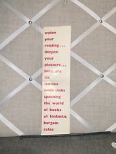 1960s Vintage Book Club Leaflet Readers Union Jazz Sci-fi Sportsmans Country