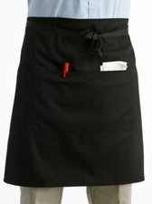 SHORT WAIST BISTRO HALF APRON