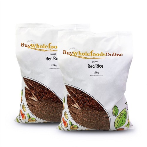 Organic red rice - rice, |