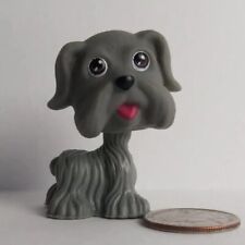 Dog Mini Figure Grey Schnauzer