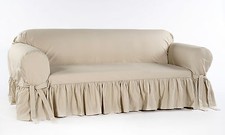 Cotton Dock Ruffled Round Arm