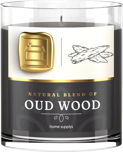 Large oud candle - candle,