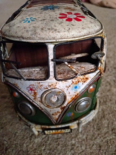 Volkswagen bus tin metal van - volkswagen, tin/metal