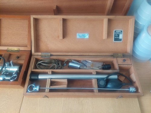 Antique boxed sigmoidoscope - antique,