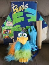 The Burds Puppet Pet Chat Racket Vintage Axtell Expressions Toi Bird Boxed Glove