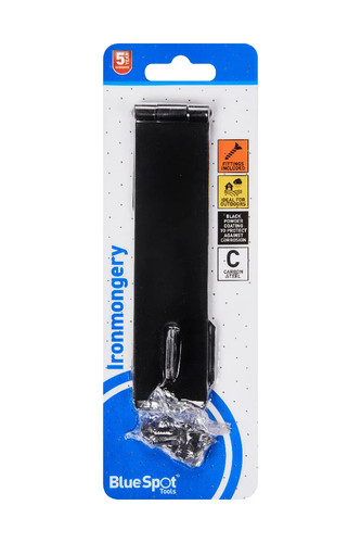 152mm ironmongery black - black, powder