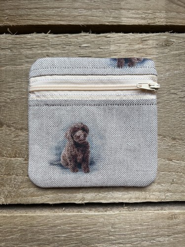 Labradoodle coin purse - purse, dog