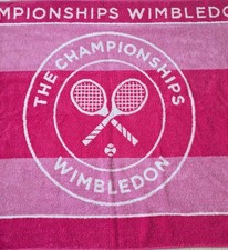 Wimbledon Towel Pink  Green