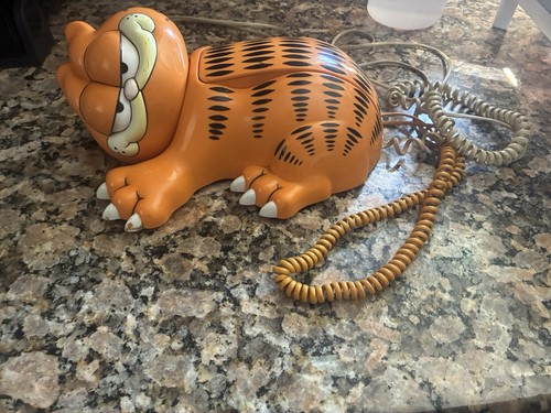 Vintage garfield tyco phone - vintage,