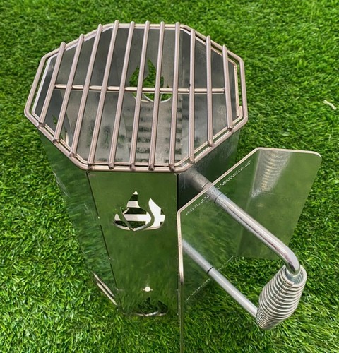 Solid chimney charcoal starter - solid,