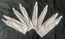 Joblot Dance Costumes - 4 Pairs Starlite White Nylon Lycra Ellie Sleeves/Gloves