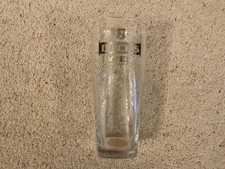 A One Pint Beck's Vier Lager Glass, No Chips or Scratches 