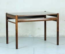 Ole Wanscher Rosewood Flip-Top Occasional Table, Danish Mid Century Modern