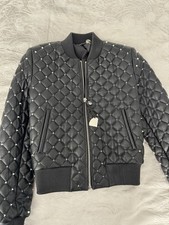 Valentino Inspired Studded Leather Jacket XS