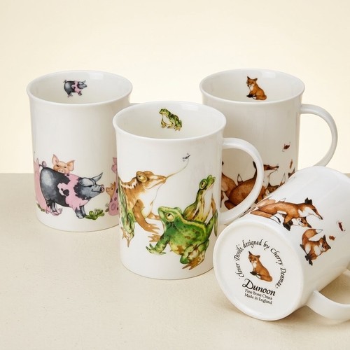 Dunoon mugs set 3 fine - set,