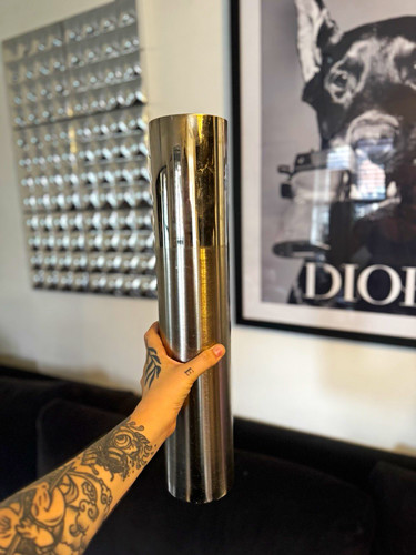 Vintage tall stainless steel - vintage,
